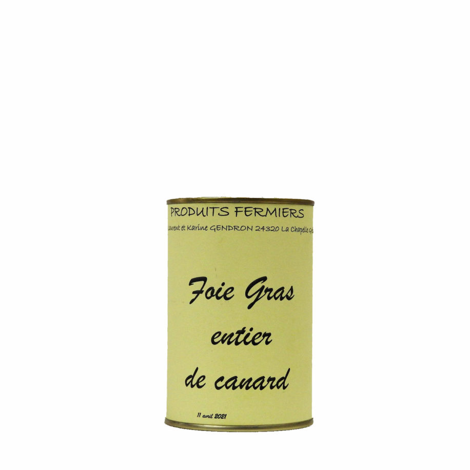 Foie gras entier de canard Ferme Auberge Gendron Foie gras entier de canard Ferme Auberge Gendron